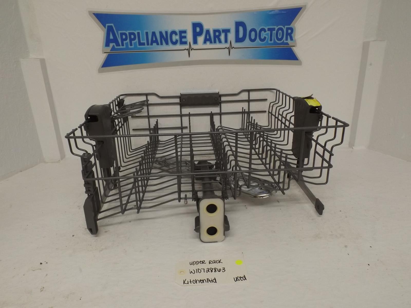 KitchenAid Dishwasher W10728863 Upper Rack Used KitchenAid Dishwasher W10728863 Upper Rack Used